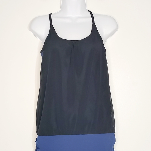Gaiam Womens Sports blue and black top - Picture 7 of 12